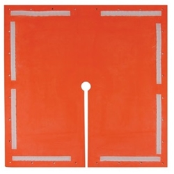 Salisbury Blanket Class 4 Type II Velcro 36×36 Orange Slotted Style 1300V