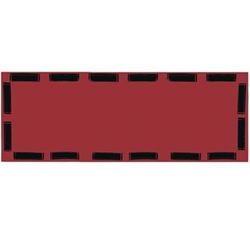 Salisbury Blanket Class 0 Type II 18×36 Maroon Velcro 183LV