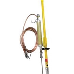 Salisbury Discharge Hook 2′ Handle 5′ Ground Lead 1925-ES