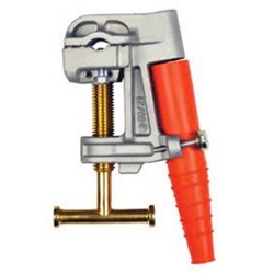 Salisbury Ground Clamp Aluminum 1.54″ Flat Face T-Handle Serrated Jaw V Thread 24649 ASTM 5H