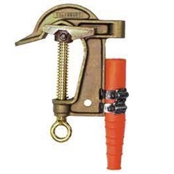 Salisbury Ground Clamp Bronze 2.4” C Flat Lower Jaw Smooth Acme Thread Strain Relief 4295 ASTM 5H