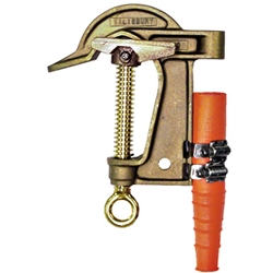 Salisbury Ground Clamp Bronze 2.4″ C Flat Lower Jaw Smooth Acme Thread 4311 ASTM 5H