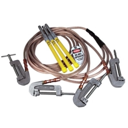 Salisbury 4 Way Connector Ground Set Bus Bar Alligator Clamps ASTM 1 75FGT0266