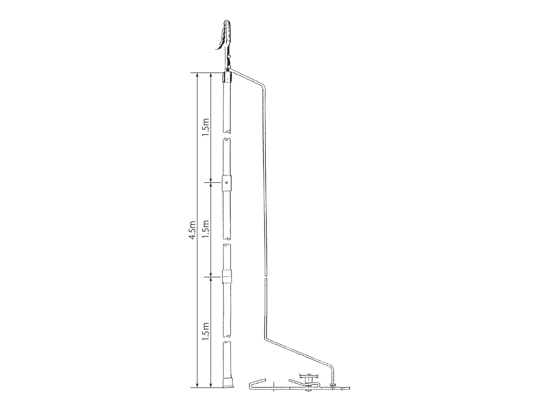 Grounding Hook for Railways