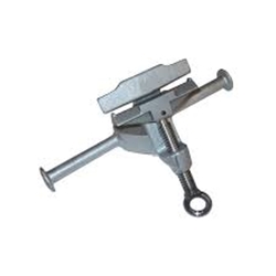 Salisbury Ground Clamp Aluminum 1.63″ Cutout Threaded Stainless Steel Eye Smooth Jaw 7640002PSE ASTM 3A