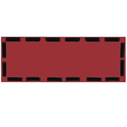 Salisbury Blanket Class 0 Type II 12×12 Maroon Velcro 1212LV