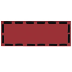 Salisbury Blanket Class 0 Type II 12×36 Maroon Velcro 123LV