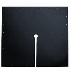 Salisbury Blanket Class 2 Type I 36×36 Black Slotted Style 1100-1