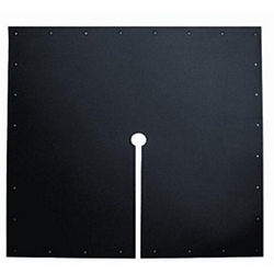 Salisbury Blanket Class 2 Type II 36×36 Black Slotted Style With Eyelets 1301-2