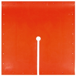 Salisbury Blanket Class 4 Type II 36×36 Orange Slotted Style Eyelets With Blanket Buttons 1300B