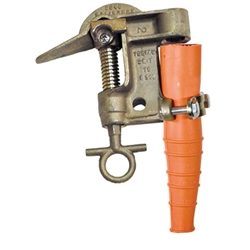 Salisbury Ground Clamp Bronze 1.12″ C Smooth Jaw T Eye 4242 ASTM 5A