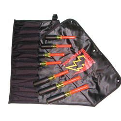 Salisbury Insulated Tool Roll Nut Driver Set Metric 8 Piece S25925L