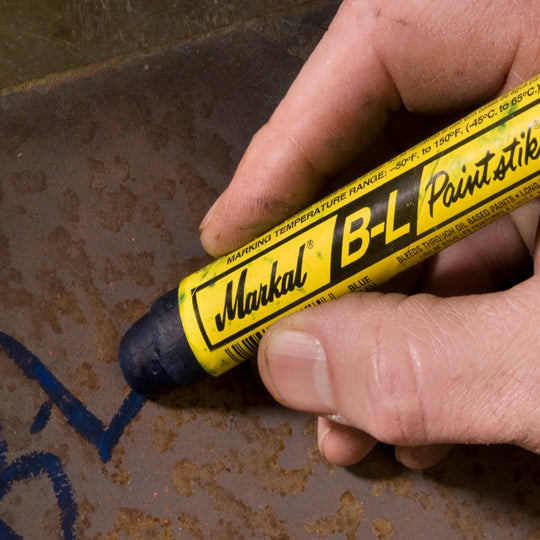 B-L Paintstik - Blue- Bleed Thru Oil Based Paint Marker
