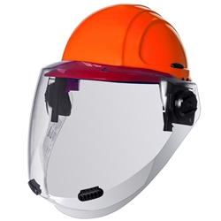 Salisbury AS1200 PrismShield Plus 12 Cal Faceshield & FULL BRIM Hard Hat AS1200HAT-FB-PP