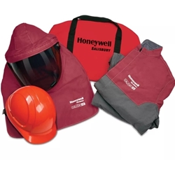 Salisbury Safety Kit 65 Cal Premium Coat & Bib Overalls PrismShield Beekeeper Hood SK65PRG-PP