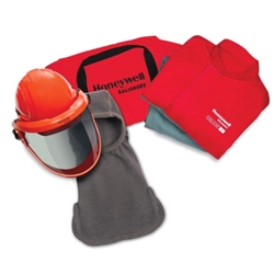 Salisbury Safety Kit 8 Cal Coat & Pant AS1000 PrismShield Faceshield SKCP8RG-WB